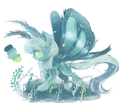 Size: 3000x2500 | Tagged: safe, artist:aquagalaxy, imported from derpibooru, oc, oc only, moth, mothpony, original species, pony, adoptable, high res, simple background, solo, watermark, white background