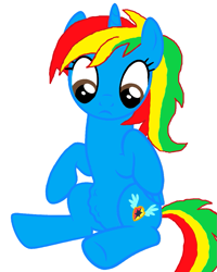 Size: 903x1131 | Tagged: safe, artist:darkplayerferraz269, artist:shield-wing1996, imported from derpibooru, oc, oc only, oc:royal strength, alicorn, pony, testing testing 1-2-3, base used, female, mare, simple background, solo, stomach growl, stomach noise, white background