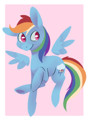 Size: 1500x2100 | Tagged: safe, artist:elijah, imported from twibooru, rainbow dash, pegasus, pony, image, png, solo