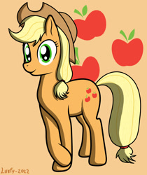 Size: 2480x2953 | Tagged: safe, artist:lurfy, imported from derpibooru, applejack, earth pony, pony, applejack's hat, cowboy hat, female, hat, high res, mare, solo