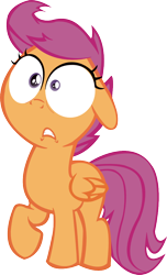 Size: 626x1033 | Tagged: safe, artist:herrmyrddin, imported from derpibooru, scootaloo, pegasus, pony, hearts and hooves day (episode), female, filly, foal, simple background, solo, transparent background, vector