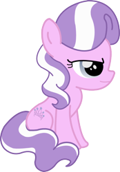 Size: 556x799 | Tagged: safe, artist:herrmyrddin, imported from derpibooru, diamond tiara, earth pony, pony, female, filly, foal, simple background, solo, transparent background, vector