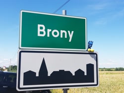 Size: 2048x1536 | Tagged: safe, imported from derpibooru, princess luna, brony in łódź, irl, photo, plushie, poland, pun, sign, łódź