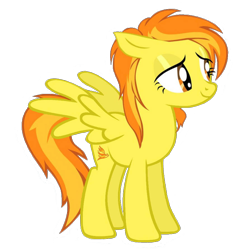 Size: 894x894 | Tagged: safe, artist:sierraex, edit, editor:soeeveelicious, imported from derpibooru, spitfire, pegasus, pony, alternate hairstyle, female, mare, simple background, solo, transparent background, wonderbolts