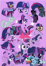 Size: 1280x1810 | Tagged: safe, artist:benpictures1, imported from derpibooru, masked matter-horn, rainbow dash, twilight sparkle, zapp, alicorn, pegasus, pony, unicorn, a dog and pony show, bats!, my little pony: the movie, power ponies (episode), rainbow roadtrip, butt, female, mare, mud, mud mask, plot, power ponies, stone, stop the bats, twibutt, twilight sparkle (alicorn), twilight sparkle day, unicorn twilight