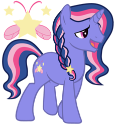Size: 1024x1107 | Tagged: safe, artist:lillyleaf101, imported from derpibooru, oc, oc only, oc:firefly constellation, pony, unicorn, base used, braid, magical lesbian spawn, male, offspring, parent:fluttershy, parent:twilight sparkle, parents:twishy, simple background, solo, stallion, transparent background