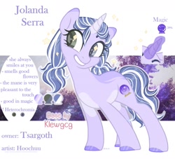 Size: 1280x1162 | Tagged: safe, artist:hoochuu, imported from derpibooru, oc, oc only, pony, unicorn, base used, eyelashes, female, grin, hoof polish, horn, mare, reference sheet, smiling, solo, starry eyes, unicorn oc, wingding eyes