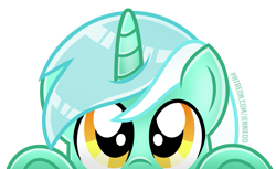 Size: 817x500 | Tagged: safe, artist:jennieoo, imported from derpibooru, lyra heartstrings, pony, unicorn, commission, cute, emotes, female, looking at you, lyrabetes, mare, peeking, show accurate, simple background, solo, transparent background, underhoof, vector, ych example, ych result, your character here