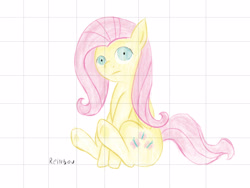 Size: 4000x3000 | Tagged: safe, artist:reinbou, imported from derpibooru, fluttershy, pegasus, pony, simple background, solo