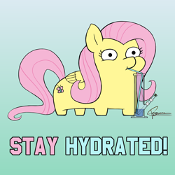 Size: 3500x3500 | Tagged: safe, artist:r5on11c, imported from derpibooru, fluttershy, pegasus, pony, :t, blue background, bong, cyan background, drinking, drinking straw, drugs, gradient background, marijuana, painfully innocent fluttershy, simple background, solo, squatpony, text, this will end in tears, wat