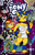 Size: 1024x1592 | Tagged: safe, artist:hoffmangler, edit, imported from derpibooru, lord tirek, mane-iac, sunset shimmer, anthro, centaur, earth pony, pony, storm creature, taur, unicorn, equestria girls, animal crossing, ankha, comic book, commission, cover, cover art, fireworks, furry, gambling, my little pony logo, nintendo, oil painting, one of a kind, ooak, poker, remake, traditional art