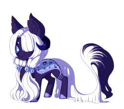 Size: 685x602 | Tagged: safe, artist:svarletbatfire, imported from derpibooru, oc, oc only, pony, ear fluff, eyelashes, female, hair over one eye, horns, leonine tail, mare, simple background, smiling, tail, transparent background