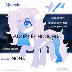 Size: 1280x1278 | Tagged: safe, artist:hoochuu, imported from derpibooru, oc, oc only, earth pony, pony, base used, colored hooves, commission, earth pony oc, ethereal mane, eye clipping through hair, eyelashes, female, heart, heart eyes, mare, raised hoof, smiling, solo, starry mane, wingding eyes, ych result