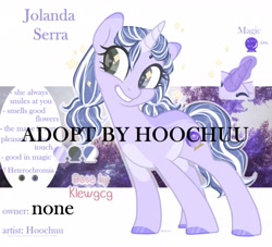 Size: 1280x1161 | Tagged: safe, artist:hoochuu, imported from derpibooru, oc, oc only, pony, unicorn, base used, eyelashes, female, grin, hoof polish, horn, mare, reference sheet, smiling, solo, starry eyes, unicorn oc, wingding eyes