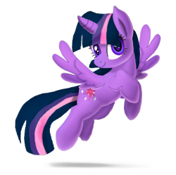 Size: 1024x1020 | Tagged: safe, artist:jeageruzumaki, imported from derpibooru, twilight sparkle, alicorn, pony, female, mare, simple background, solo, spread wings, transparent background, twilight sparkle (alicorn), wings