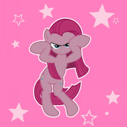 Size: 598x595 | Tagged: safe, artist:php94, imported from derpibooru, pinkie pie, earth pony, pony, animated, bipedal, caramelldansen, dancing, female, gif, mare, pinkamena diane pie, solo