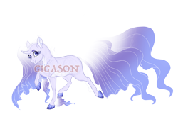Size: 3706x2700 | Tagged: safe, artist:gigason, imported from derpibooru, oc, oc:misty pearl, pony, unicorn, female, magical lesbian spawn, mare, obtrusive watermark, offspring, parent:queen novo, parent:rarity, simple background, solo, transparent background, watermark
