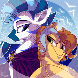 Size: 2000x2000 | Tagged: safe, artist:hilloty, imported from derpibooru, oc, pony, zebra, bust, commission, male, ocean, portrait, water