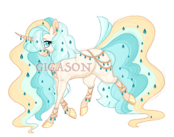 Size: 2900x2300 | Tagged: safe, artist:gigason, imported from derpibooru, oc, oc only, oc:raindrop lace, pony, unicorn, magical lesbian spawn, offspring, parent:coco pommel, parent:princess celestia, simple background, solo, transparent background