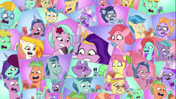 Size: 3500x1964 | Tagged: safe, imported from derpibooru, screencap, pipp petals, earth pony, pegasus, pony, raccoon, snail, unicorn, spoiler:g5, spoiler:my little pony: tell your tale, spoiler:tyts01e26, alpine aspen, autumn skies, dahlia, female, flare (g5), g5, jazz hooves, lemon gear, male, mare, minty skylark, my little pony: tell your tale, onyx, pegasnail, phone, plum library, posey bloom, puphunt, raccoonicorn, rufus, stallion, sugarpuff lilac, sunny styles, unnamed character, unnamed pony, windy (g5)