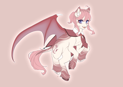 Size: 4961x3508 | Tagged: safe, artist:mian1205, imported from derpibooru, oc, oc only, bat pony, pony, bat pony oc, solo