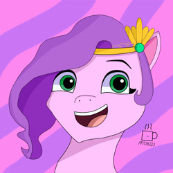 Size: 3000x3000 | Tagged: safe, artist:coffe_draws29, imported from derpibooru, pipp petals, pegasus, pony, g5, looking at you, open mouth, solo