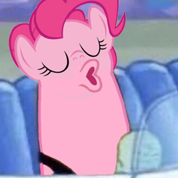 Size: 724x724 | Tagged: safe, artist:pizza split, edit, imported from derpibooru, pinkie pie, eyes closed, meme, ponified meme, spongebob squarepants