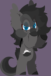 Size: 2257x3363 | Tagged: safe, artist:moonydusk, imported from derpibooru, oc, oc only, oc:moonlight dusk, bat pony, bipedal, female, mare, simple background, standing on two hooves