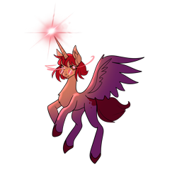 Size: 2048x2048 | Tagged: safe, artist:v-nuz, imported from derpibooru, oc, oc only, alicorn, unicorn, alicorn oc, horn, simple background, solo, transparent background, wings