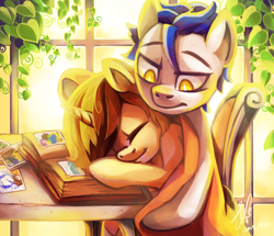 Size: 1024x880 | Tagged: safe, artist:erica693992, imported from derpibooru, oc, oc only, earth pony, pony, unicorn, earth pony oc, female, horn, male, oc x oc, shipping, sleeping, unicorn oc