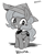 Size: 1400x1751 | Tagged: safe, artist:maren, imported from derpibooru, princess luna, alicorn, pony, moonstuck, 2014, cartographer's cap, cute, female, filly, foal, grayscale, grin, hat, looking at you, monochrome, old art, peytral, simple background, smiling, solo, white background, wings, woona, younger