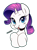 Size: 384x516 | Tagged: safe, artist:maren, imported from derpibooru, rarity, pony, unicorn, 2015, :p, bust, cute, female, graceful, horn, looking at you, mare, old art, puffy cheeks, rarara, raribetes, raspberry, silly, silly pony, simple background, solo, tongue out, transparent background