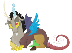Size: 1024x767 | Tagged: safe, artist:vanderlyle, imported from derpibooru, discord, draconequus, 2011, cute, discute, male, old art, simple background, solo, transparent background