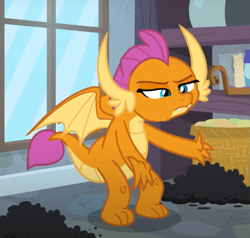 Size: 735x701 | Tagged: safe, imported from derpibooru, screencap, smolder, dragon, molt down, season 8, spoiler:s08, cropped, dragoness, female, solo