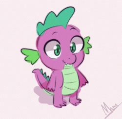 Size: 1668x1620 | Tagged: safe, artist:makaryo, imported from derpibooru, spike, dragon, cute, cute little fangs, fangs, male, simple background, sketch, smiling, solo, spikabetes, white background