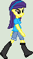 Size: 48x84 | Tagged: safe, artist:littlecloudie, imported from derpibooru, oc, human, equestria girls, animated, solo, walk cycle, walking