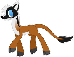 Size: 2777x2159 | Tagged: safe, artist:emc-blingds, imported from derpibooru, oc, oc only, hybrid, cloven hooves, leonine tail, raised hoof, simple background, solo, tail, transparent background