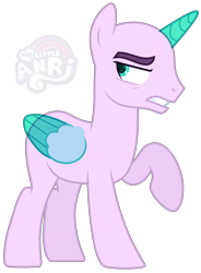 Size: 2140x2907 | Tagged: safe, artist:emperor-anri, imported from derpibooru, oc, oc only, alicorn, pony, alicorn oc, base, gritted teeth, horn, male, raised hoof, simple background, stallion, teeth, transparent background, wings