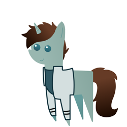 Size: 6000x6000 | Tagged: safe, artist:freestadiumtix, imported from derpibooru, oc, oc only, oc:jumpkan, pony, unicorn, clothes, high res, hoodie, male, pointy ponies, shirt, simple background, solo, stallion, white background