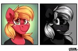 Size: 1750x1150 | Tagged: safe, artist:shadowreindeer, imported from derpibooru, big macintosh, earth pony, pony, big macintosh becoming uncanny, male, meme, mr. incredible becoming uncanny, stallion, those who don't know