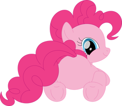 Size: 959x833 | Tagged: safe, artist:porygon2z, imported from derpibooru, pinkie pie, earth pony, pony, balloonbutt, butt, female, mare, plot, simple background, solo, tail, transparent background, vector