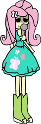 Size: 109x330 | Tagged: safe, artist:wonderwolf51, imported from derpibooru, fluttershy, human, equestria girls, .svg available, clothes, dress, flutterchan, friday night funkin', humanized, mod, simple background, solo, svg, transparent background, vector