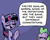 Size: 384x306 | Tagged: safe, artist:plunger, imported from derpibooru, spike, twilight sparkle, dragon, pony, unicorn, dialogue, drawthread, eyes closed, female, horn, male, mare, open mouth, raised hoof, speech bubble, style emulation, unicorn twilight