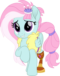 Size: 6453x8241 | Tagged: safe, artist:surprisepi, imported from derpibooru, kerfuffle, pegasus, pony, absurd resolution, amputee, female, mare, prosthetic limb, prosthetics, simple background, solo, transparent background, vector