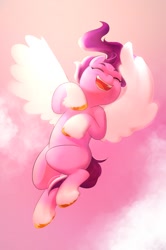 Size: 680x1024 | Tagged: safe, artist:aztrial, imported from derpibooru, pipp petals, pegasus, pony, adorapipp, cute, eyes closed, female, flying, g5, mare, open mouth, solo