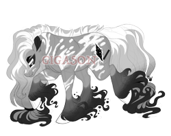 Size: 2900x2300 | Tagged: safe, artist:gigason, imported from derpibooru, oc, oc:inception sketch, earth pony, pony, male, obtrusive watermark, simple background, solo, stallion, transparent background, unshorn fetlocks, watermark