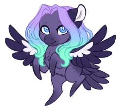 Size: 1024x914 | Tagged: safe, artist:azure-art-wave, imported from derpibooru, oc, oc only, pegasus, pony, chibi, female, mare, simple background, solo, transparent background