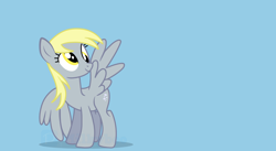 Size: 9408x5168 | Tagged: safe, artist:milkyboo898, imported from derpibooru, derpy hooves, pegasus, pony, solo, wallpaper