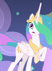 Size: 526x720 | Tagged: safe, imported from derpibooru, screencap, princess celestia, horse play, cropped, solo