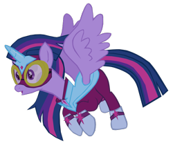 Size: 768x656 | Tagged: safe, artist:benpictures1, imported from derpibooru, masked matter-horn, twilight sparkle, alicorn, pony, power ponies (episode), cute, female, inkscape, mare, power ponies, raised hoof, raised leg, shocked, simple background, solo, transparent background, twiabetes, twilight sparkle (alicorn), vector